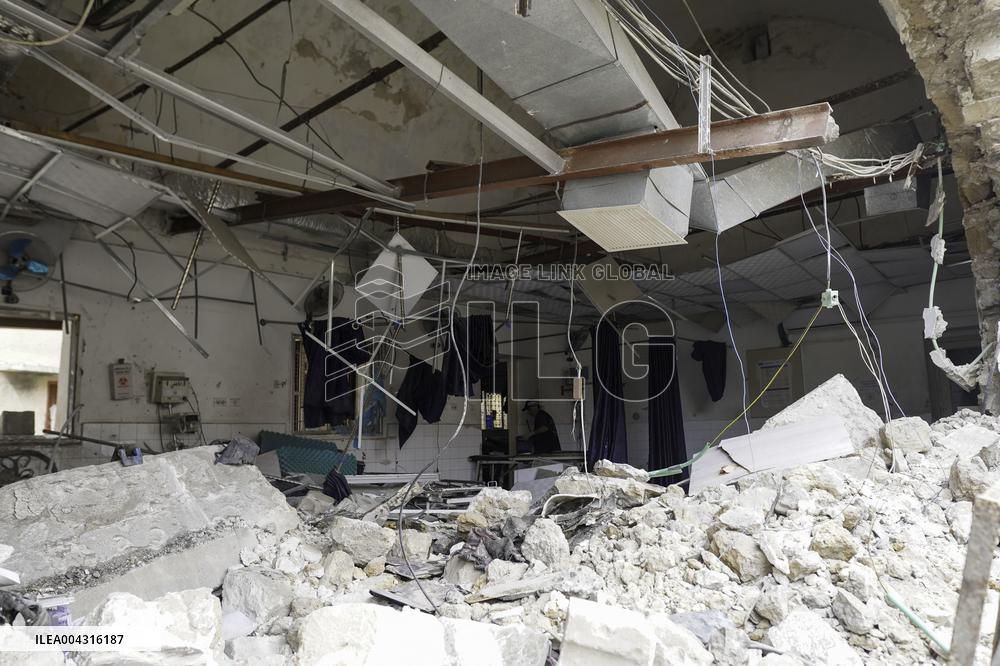 Aftermath of the Israeli strike on Al-Ahli Arab Hospital - Gaza