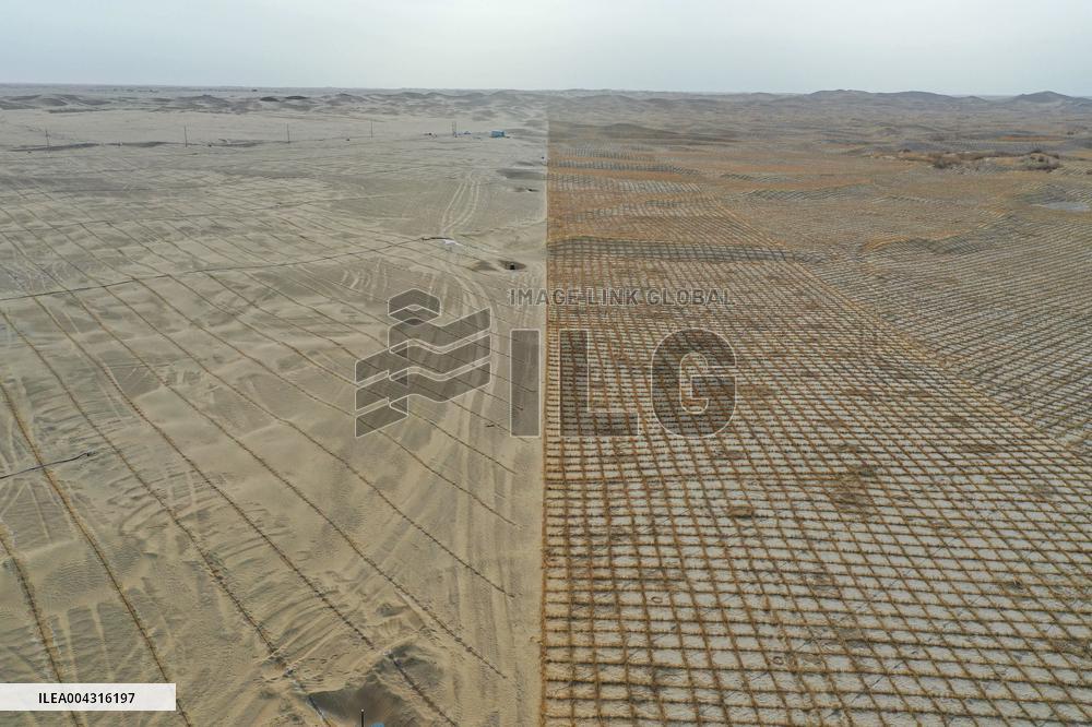 Taklimakan Desert Control Afforestation - China