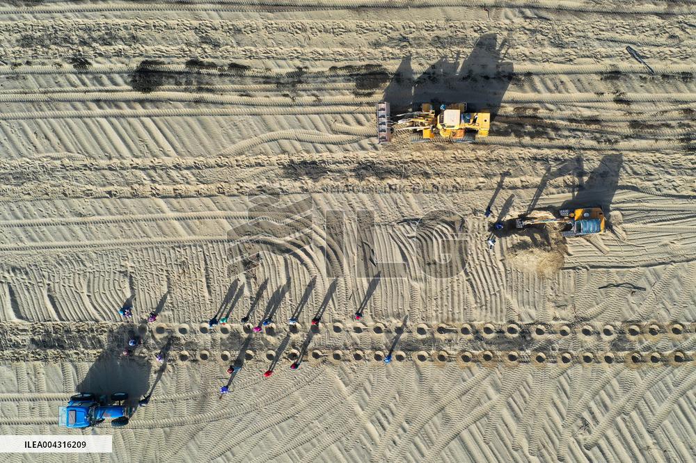 Taklimakan Desert Control Afforestation - China