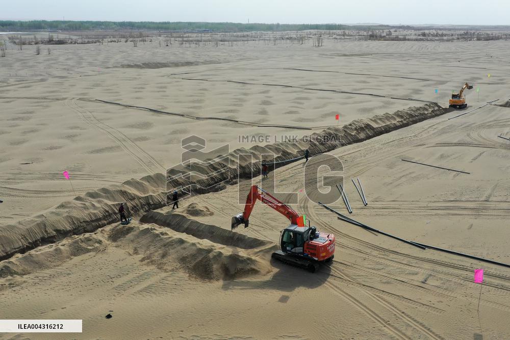 Taklimakan Desert Control Afforestation - China