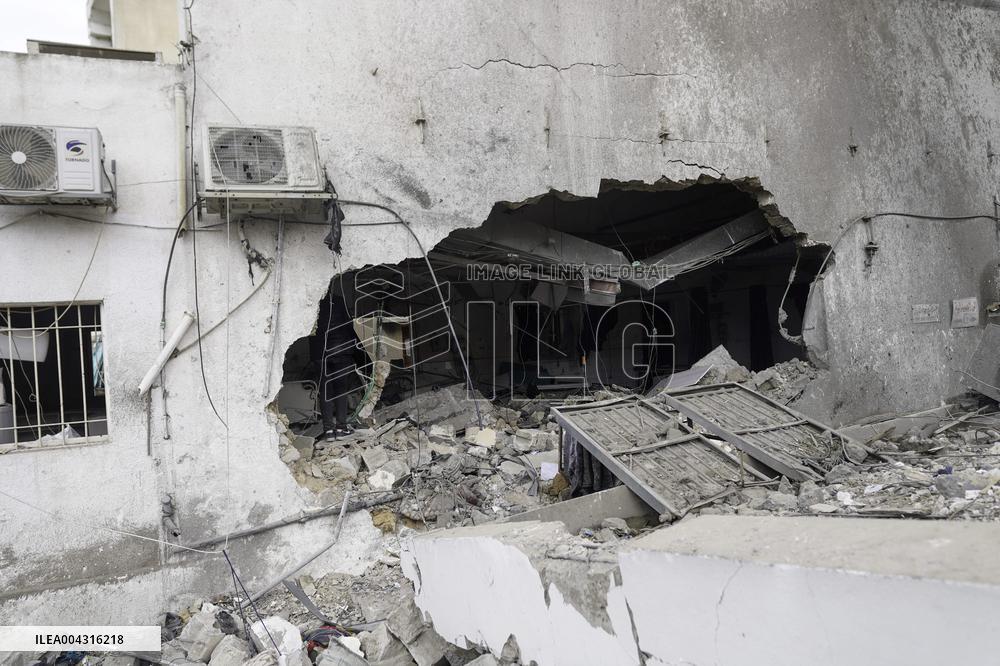 Aftermath of the Israeli strike on Al-Ahli Arab Hospital - Gaza