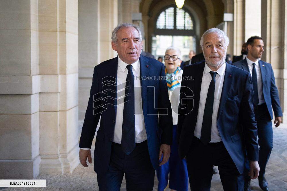 Francois Bayrou takes part in the Roquelaure of Territorial Insurability - Paris
