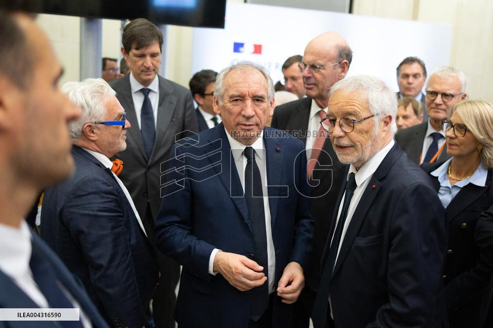 Francois Bayrou takes part in the Roquelaure of Territorial Insurability - Paris