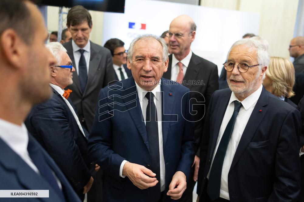 Francois Bayrou takes part in the Roquelaure of Territorial Insurability - Paris
