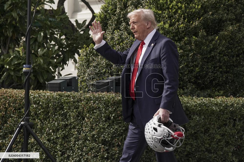 President Trumpwith the College Football National Champions Ohio State University
