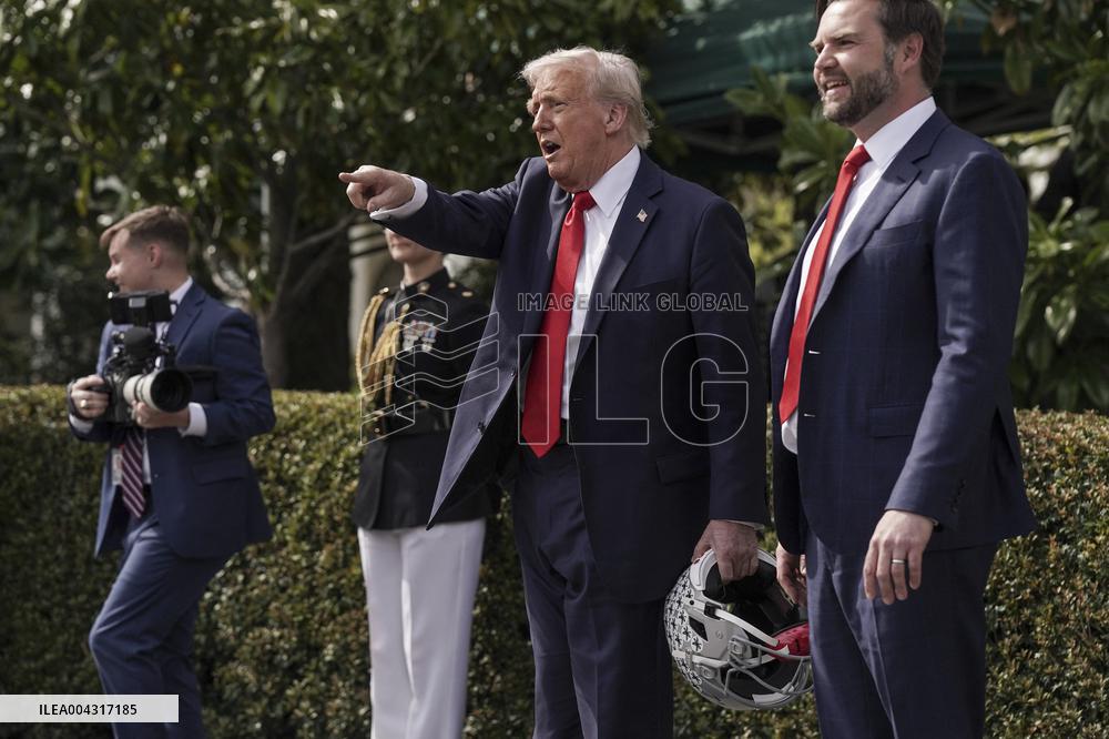 President Trumpwith the College Football National Champions Ohio State University