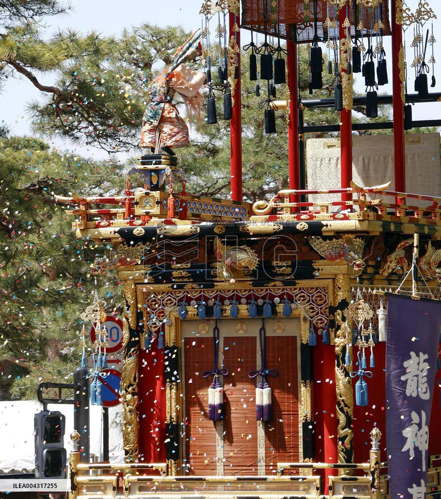 Takayama festival in central Japan