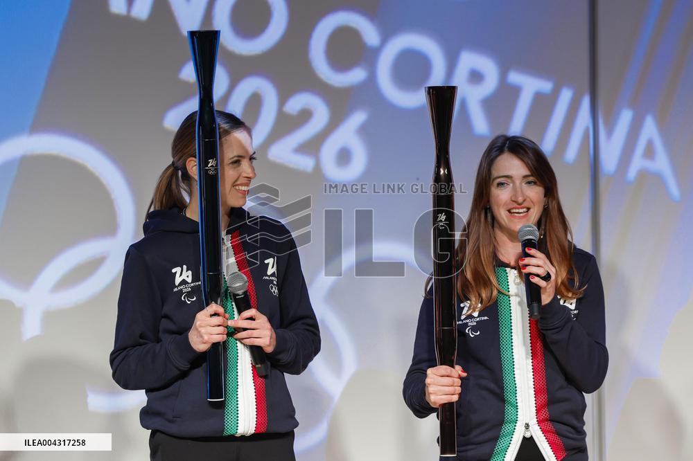 Milan-Cortina Olympic and Paralympic torches