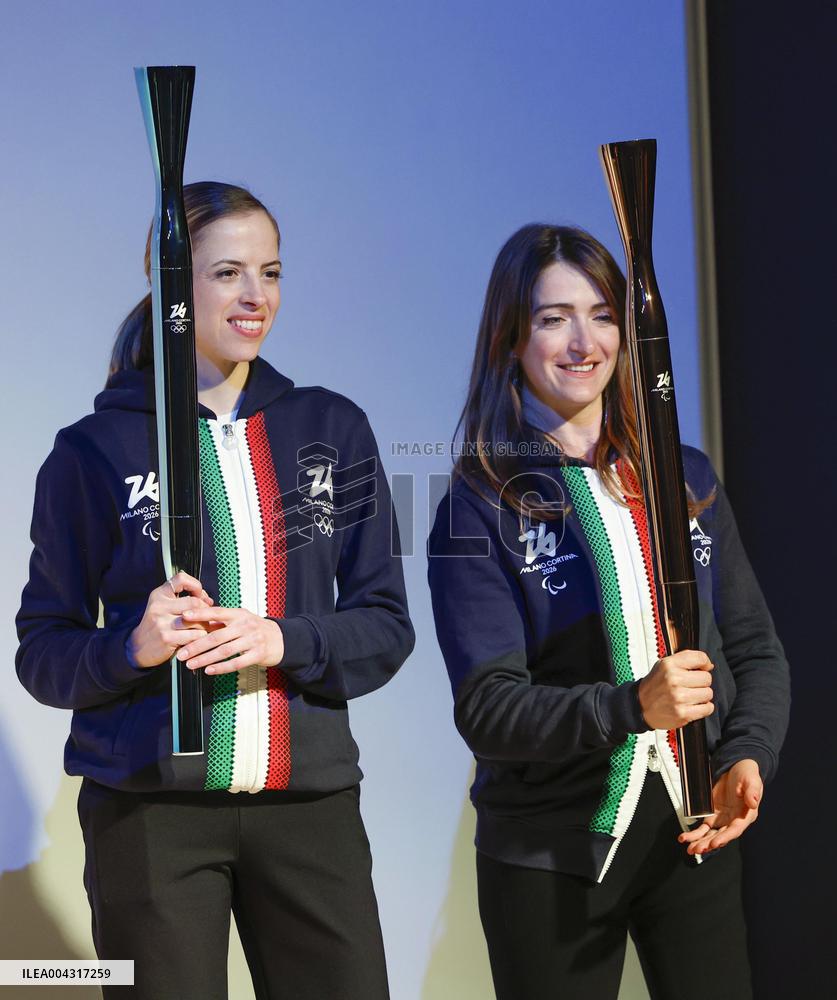 Milan-Cortina Olympic and Paralympic torches