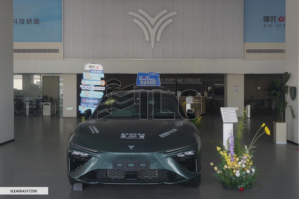 Nezha Automobile Close in Hangzhou
