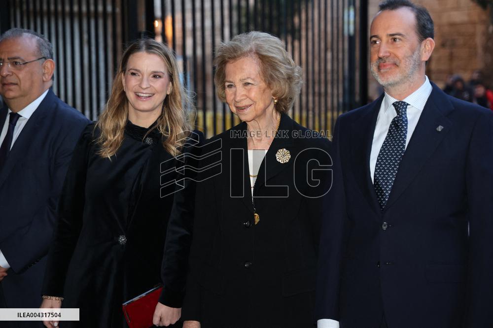 Queen Sofia At Easter Concert For The Benefit Of Projecte Home Balears - Mallorca