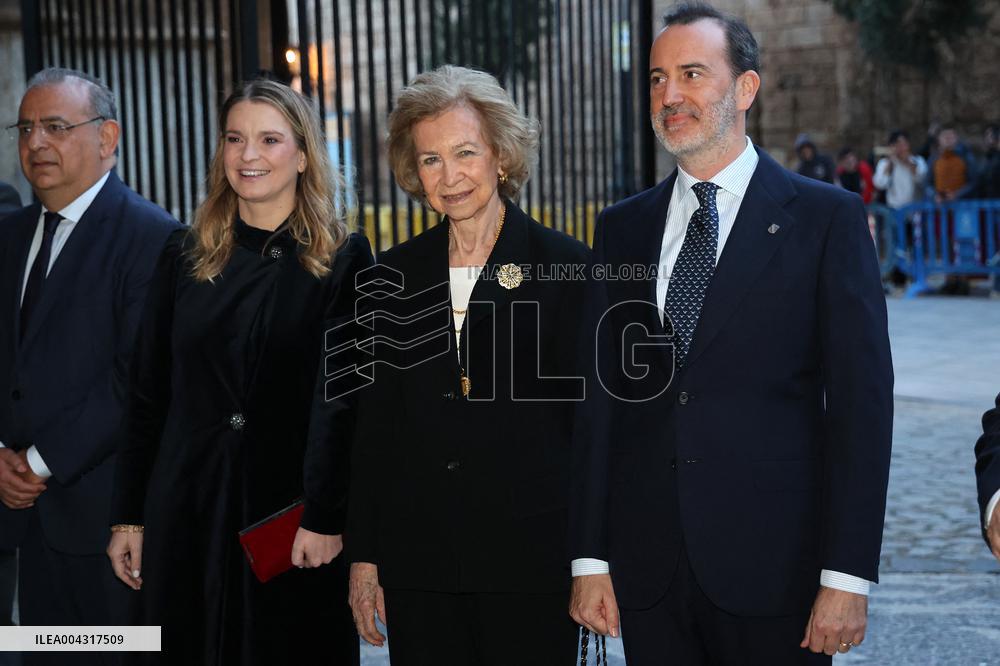 Queen Sofia At Easter Concert For The Benefit Of Projecte Home Balears - Mallorca