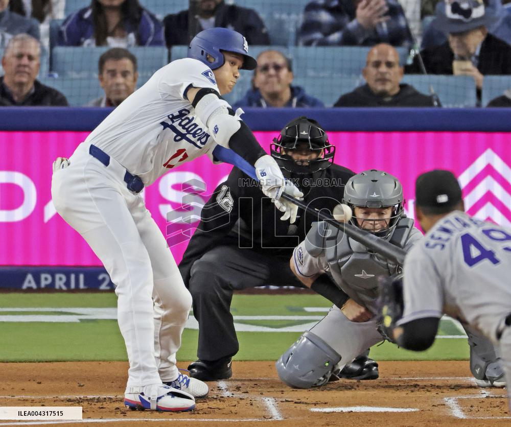Baseball: Rockies vs. Dodgers