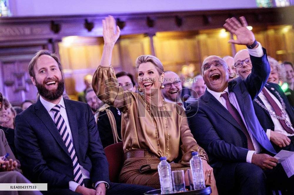 Queen Máxima Visits 'Quantum For Everyone - Enschede