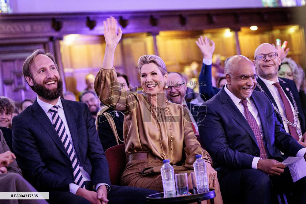 Queen Máxima Visits 'Quantum For Everyone - Enschede