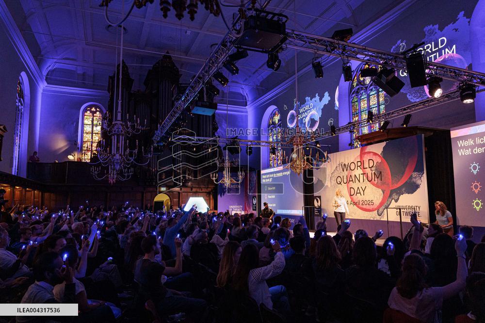 Queen Máxima Visits 'Quantum For Everyone - Enschede