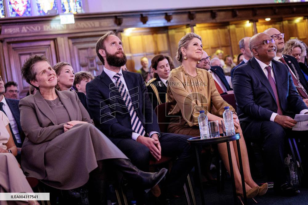 Queen Máxima Visits 'Quantum For Everyone - Enschede
