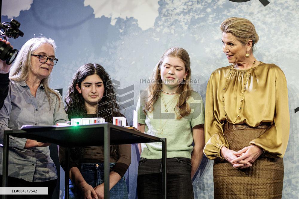 Queen Máxima Visits 'Quantum For Everyone - Enschede