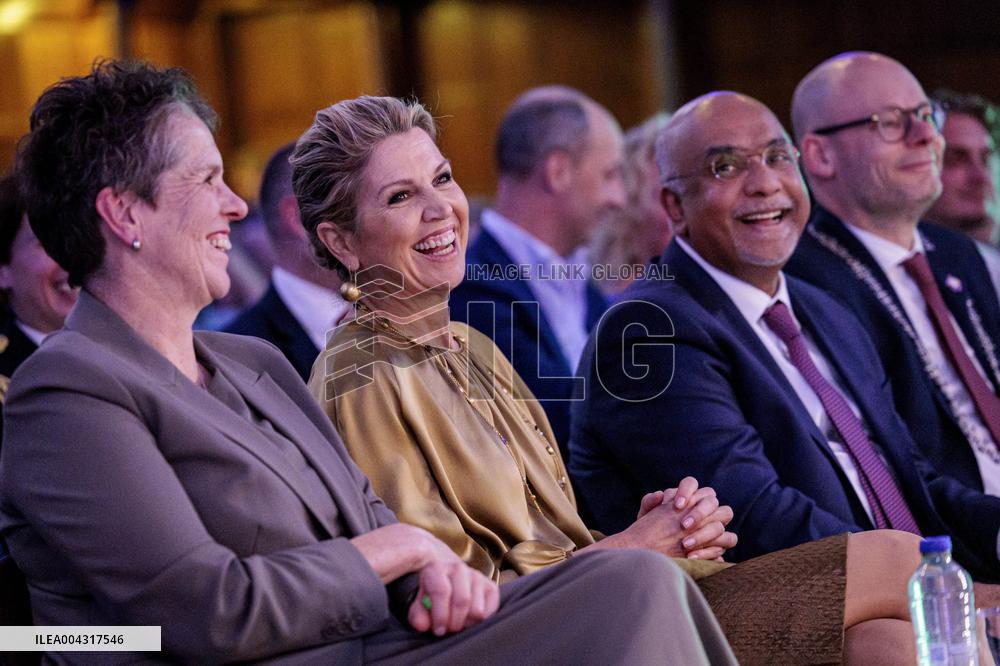 Queen Máxima Visits 'Quantum For Everyone - Enschede