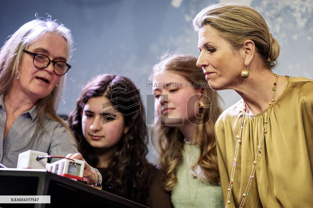 Queen Máxima Visits 'Quantum For Everyone - Enschede