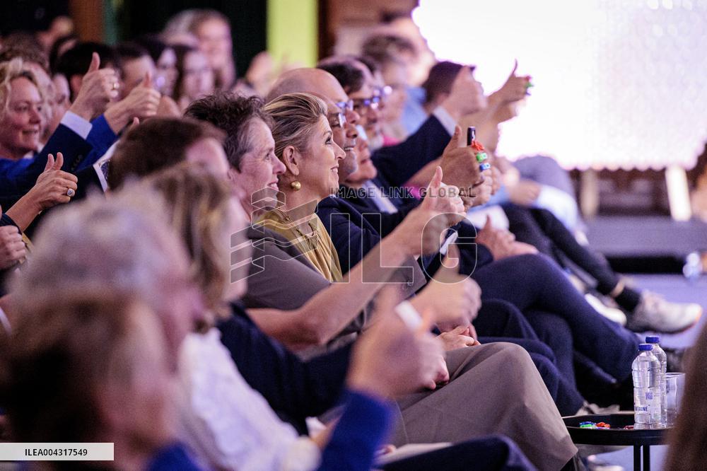 Queen Máxima Visits 'Quantum For Everyone - Enschede