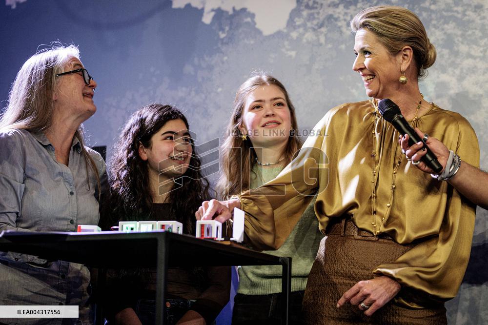 Queen Máxima Visits 'Quantum For Everyone - Enschede