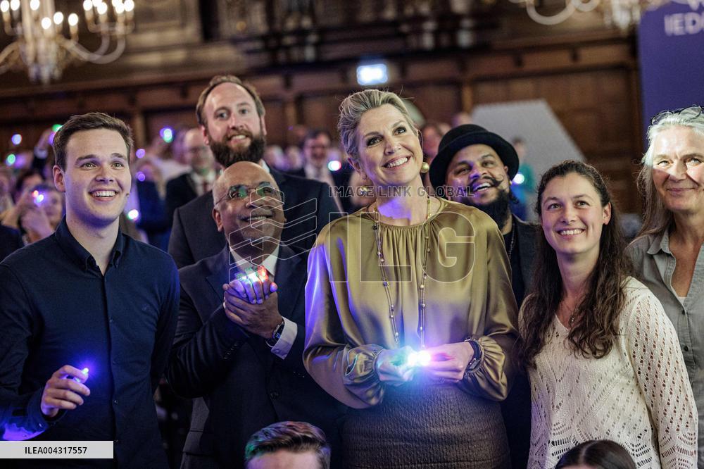 Queen Máxima Visits 'Quantum For Everyone - Enschede