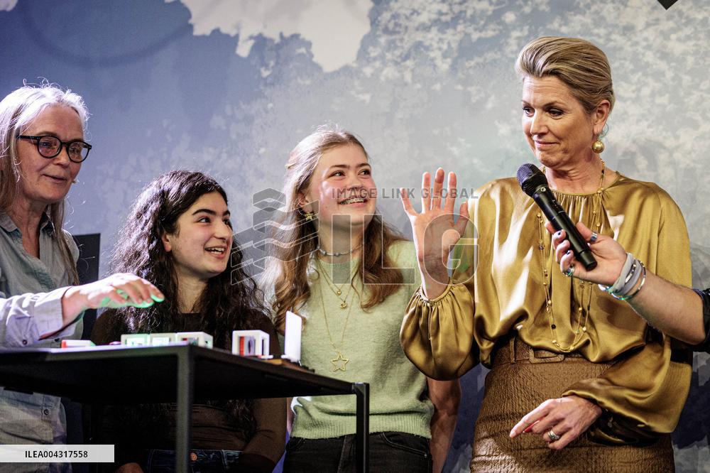 Queen Máxima Visits 'Quantum For Everyone - Enschede