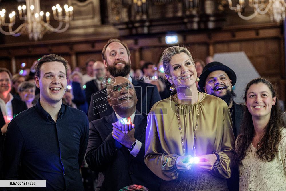 Queen Máxima Visits 'Quantum For Everyone - Enschede