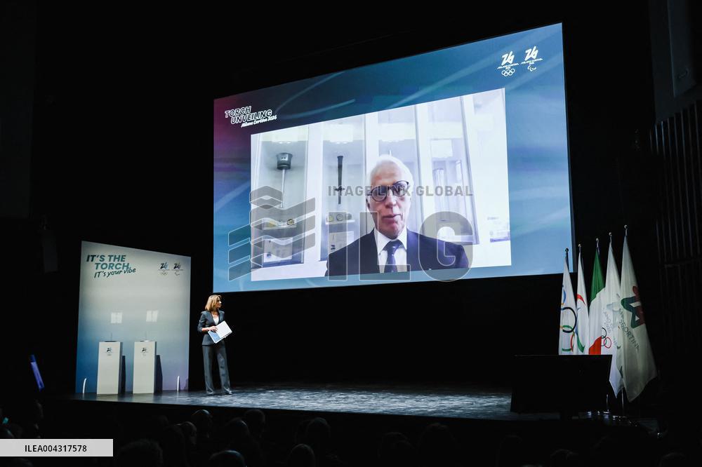 Milan Cortina 2026 Torch Presentation Press Conference