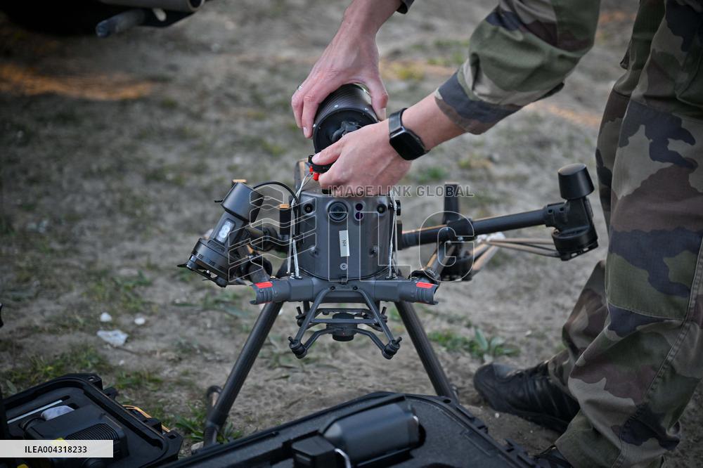 Gendarmes On Mission To Secure The Calais Coastline