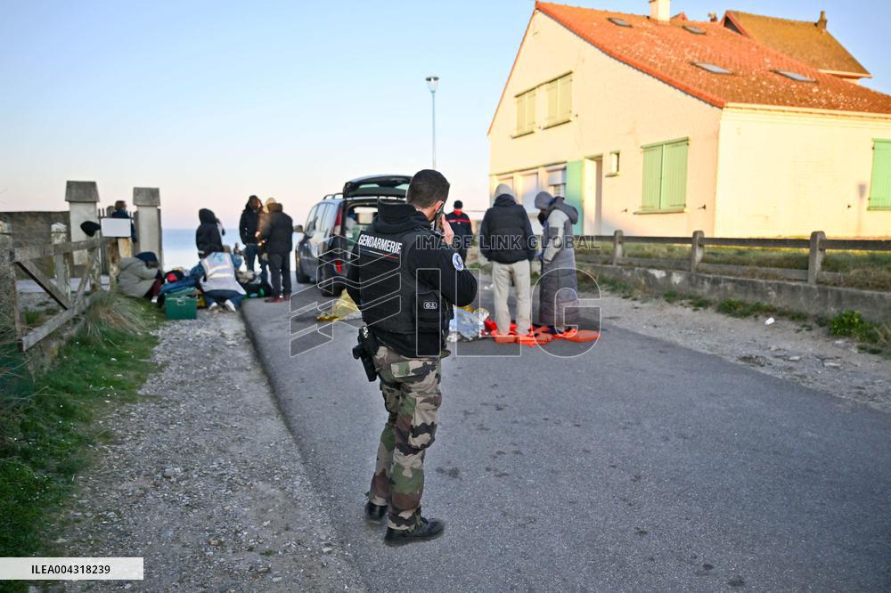 Gendarmes On Mission To Secure The Calais Coastline