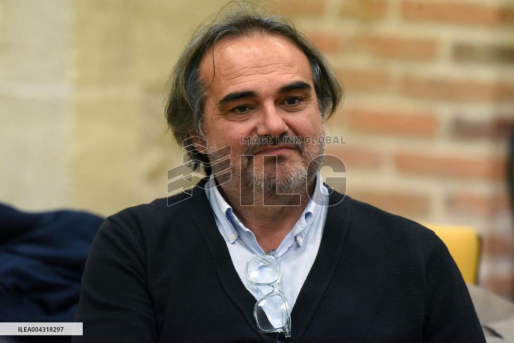 Socialist Deputy Boris Vallaud Meets Supporters in Langon