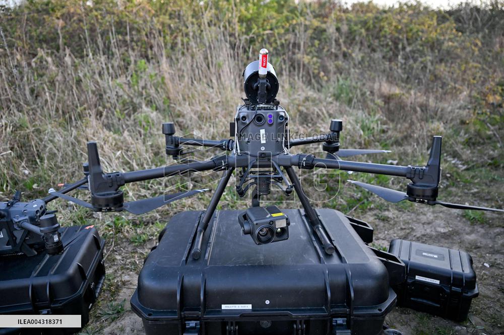 Gendarmes On Mission To Secure The Calais Coastline