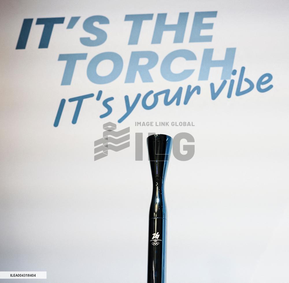 Milan Cortina 2026 Torch Presentation Press Conference - Milan