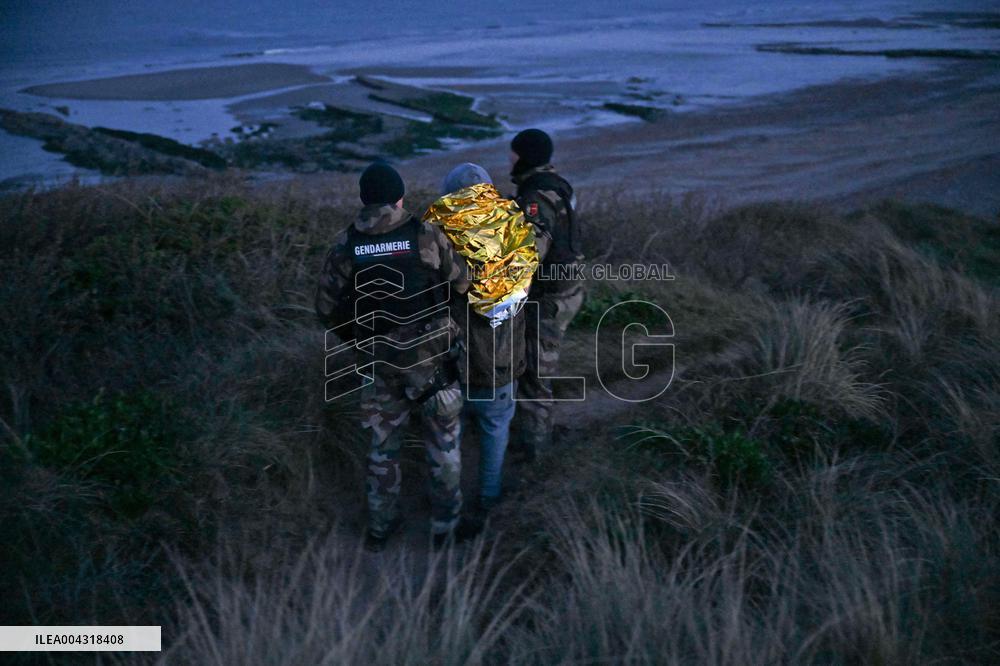 Gendarmes On Mission To Secure The Calais Coastline