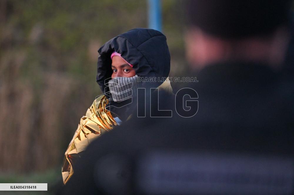 Gendarmes On Mission To Secure The Calais Coastline