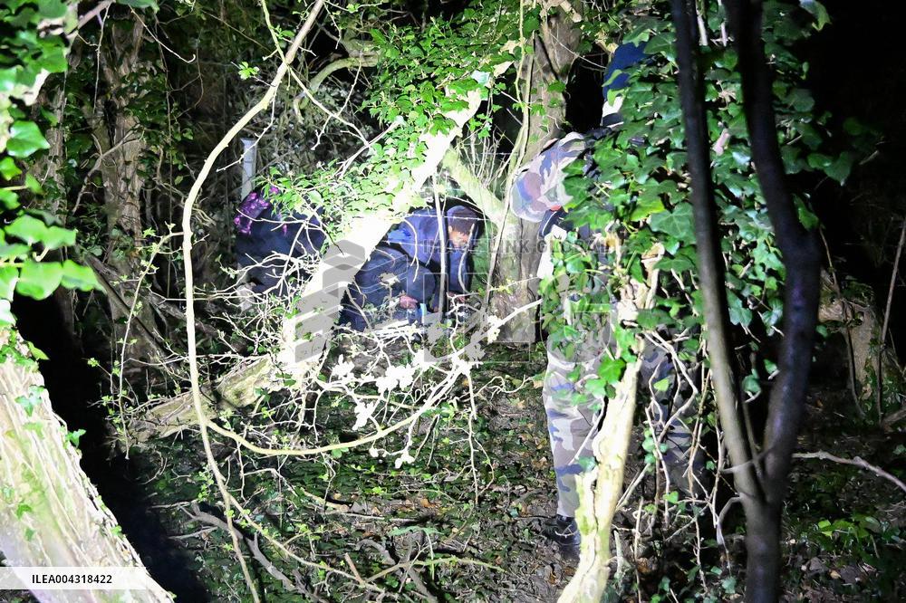 Gendarmes On Mission To Secure The Calais Coastline