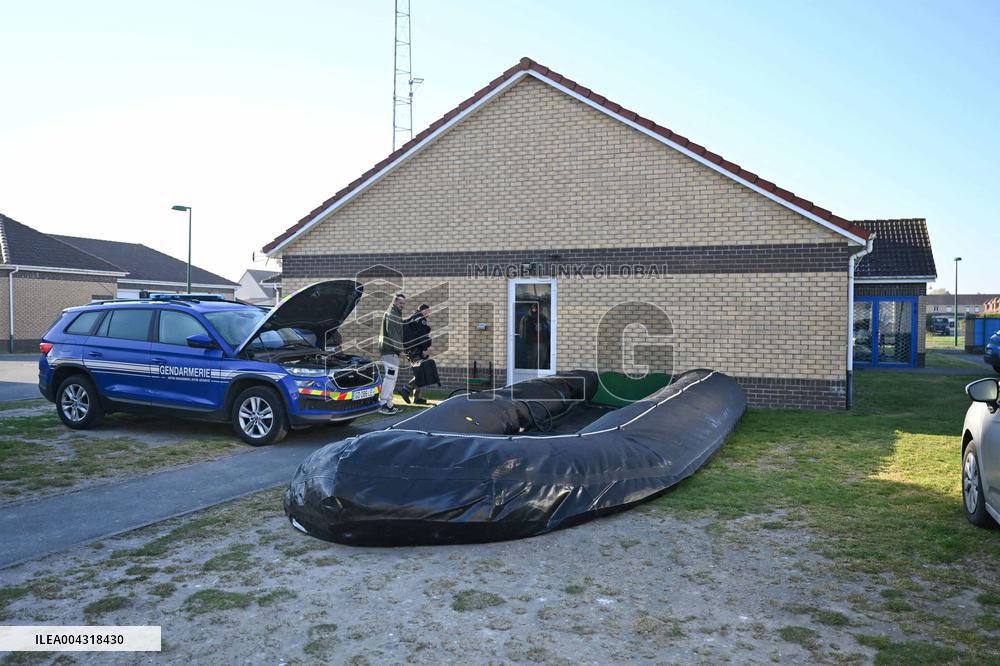 Gendarmes On Mission To Secure The Calais Coastline