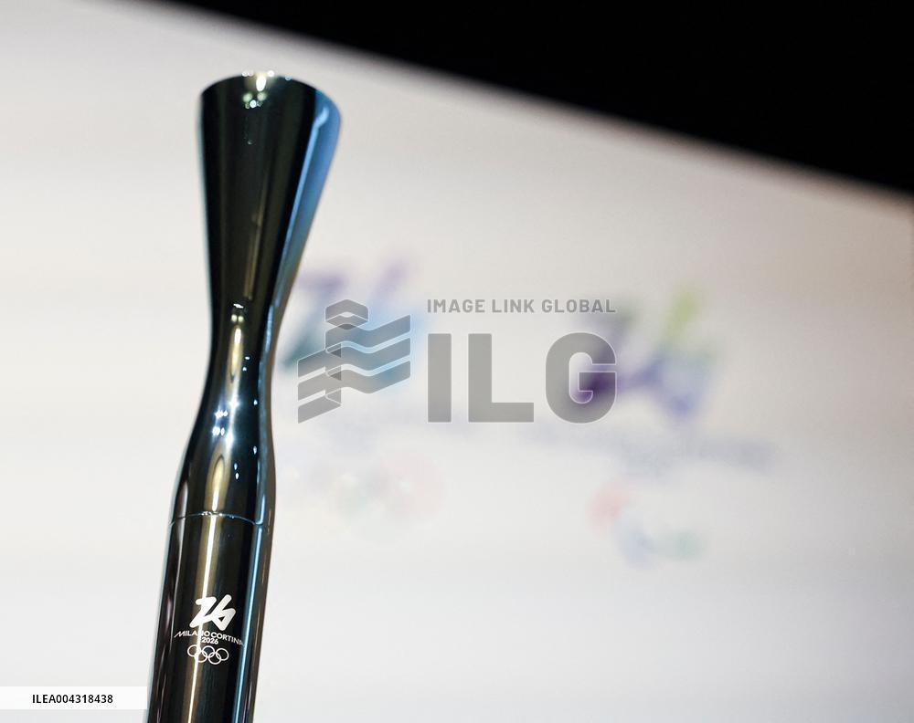 Milan Cortina 2026 Torch Presentation Press Conference - Milan