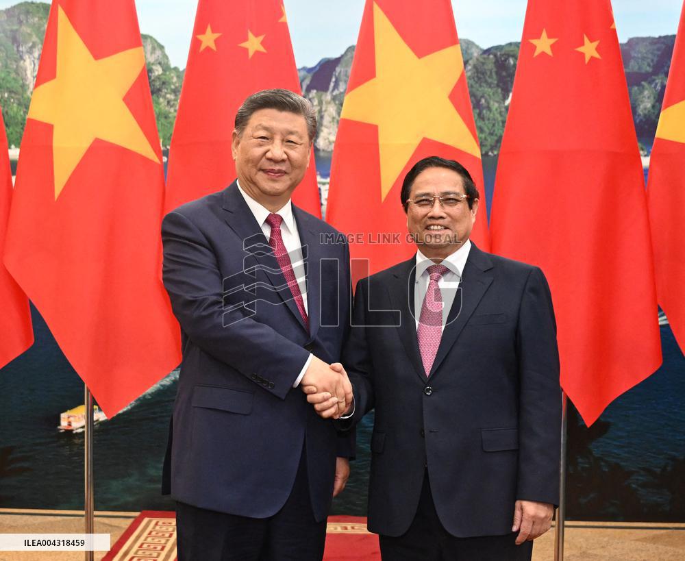 President Xi Jinping Arrives In Hanoi