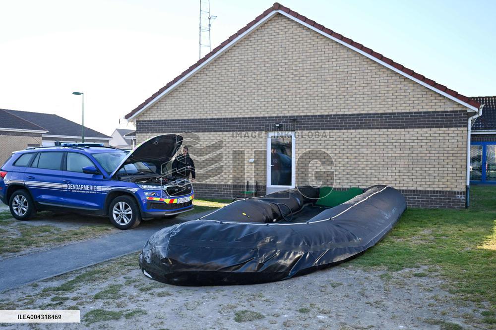 Gendarmes On Mission To Secure The Calais Coastline