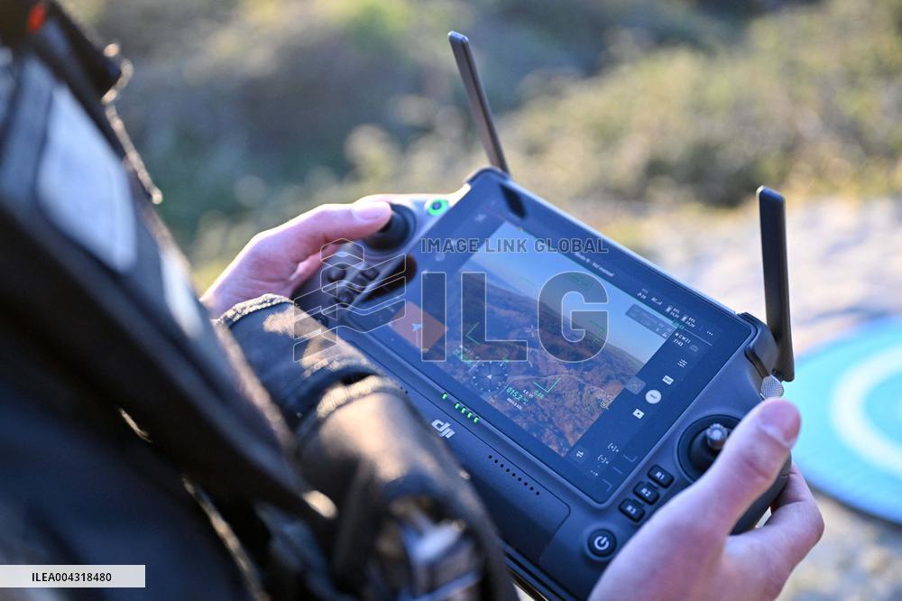 Gendarmes On Mission To Secure The Calais Coastline