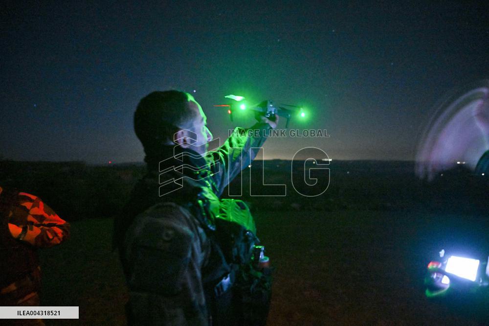 Gendarmes On Mission To Secure The Calais Coastline