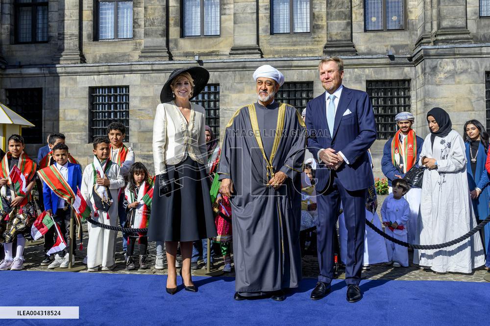 Oman State Visit - Welcome Ceremony in Amsterdam