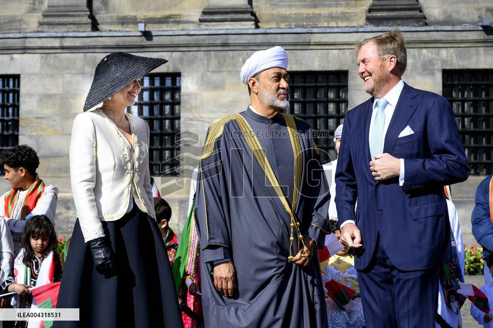 Oman State Visit - Welcome Ceremony in Amsterdam