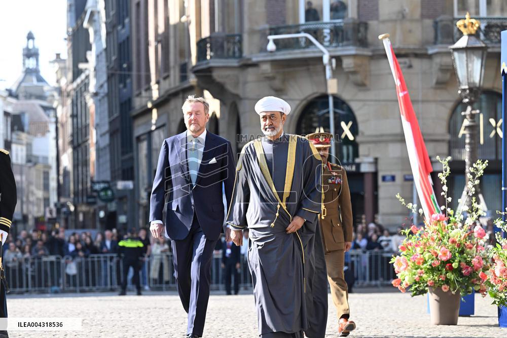 Oman State Visit - Welcome Ceremony in Amsterdam