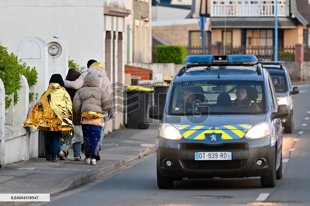 Gendarmes On Mission To Secure The Calais Coastline