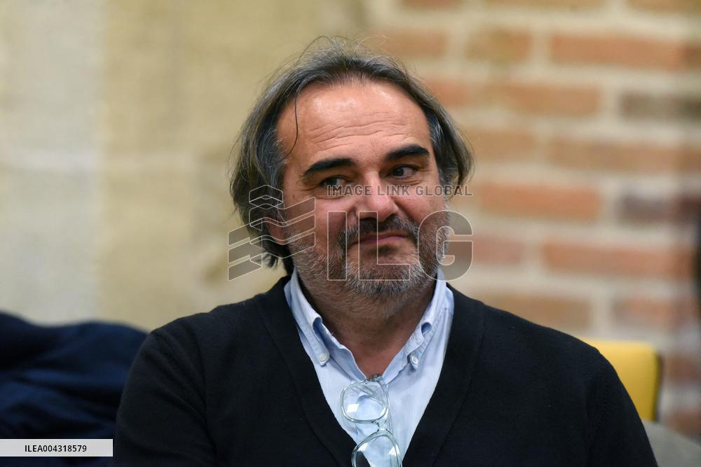 Socialist Deputy Boris Vallaud Meets Supporters in Langon