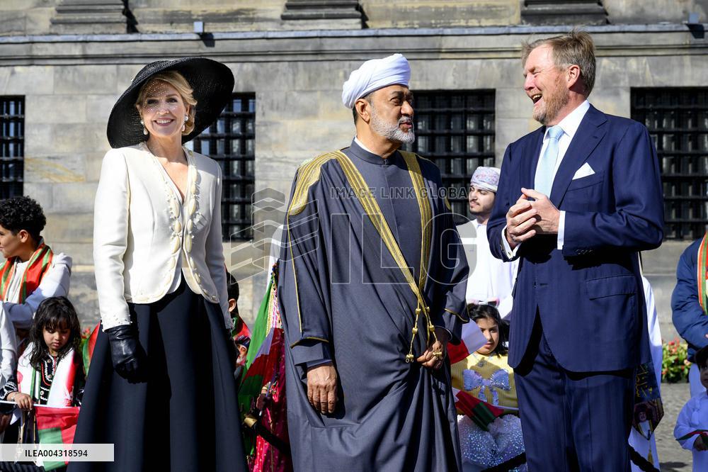Oman State Visit - Welcome Ceremony in Amsterdam
